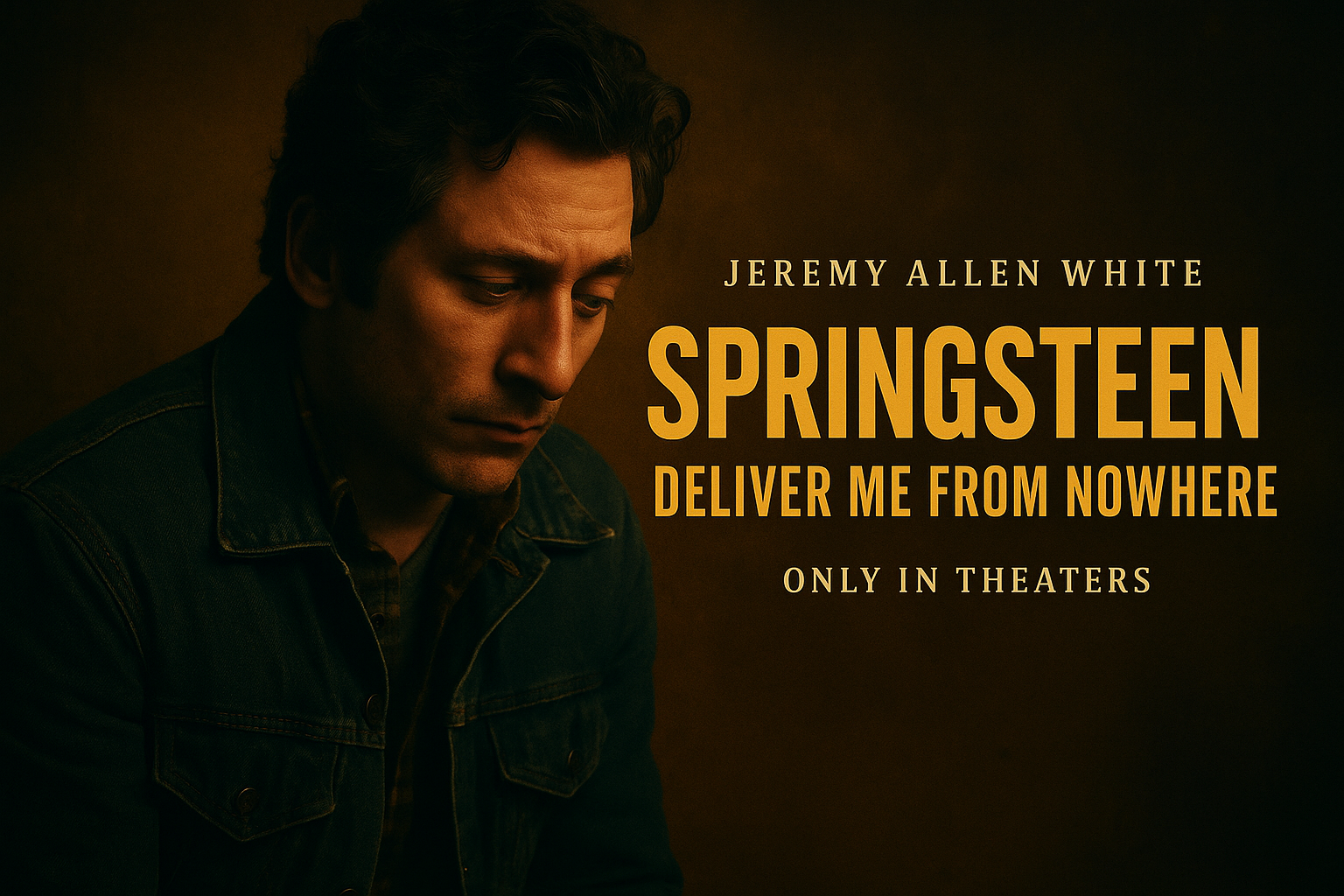 Springsteen: Deliver Me From Nowhere AI Poster mock up