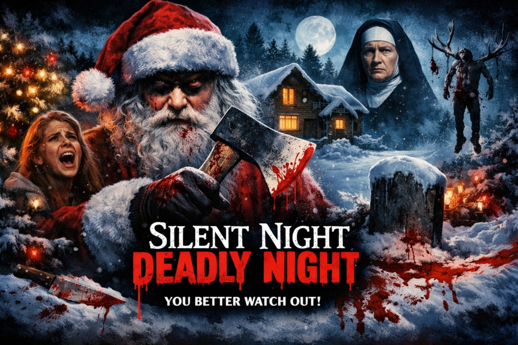 Silent Night Deadly Night AI Poster