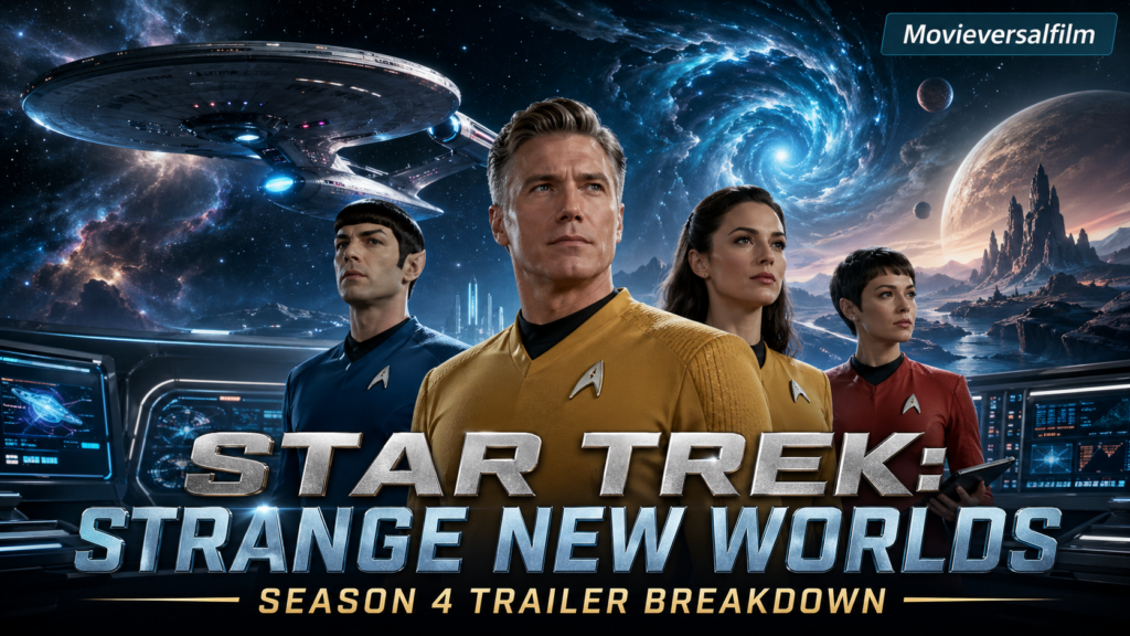 Star Trek Strange New Worlds Season 4 Trailer AI Poster