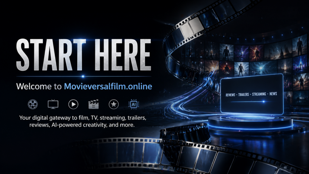Welcome to Movieversalfilm.online — your digital gateway to film, TV, streaming, trailers, reviews, AI-powered creativity, and more.
