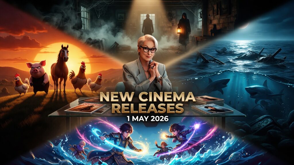 New Cinema Releases 1 May 2026 AI Concept Poster