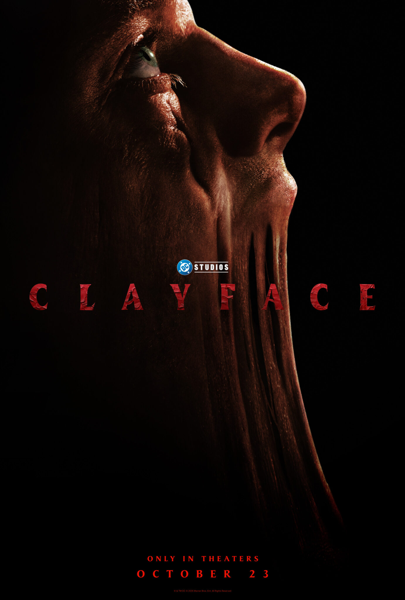 Clayface (2026) theatrical poster art