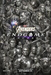 Official Avengers Endgame Encore cinema poster for 25 September 2026