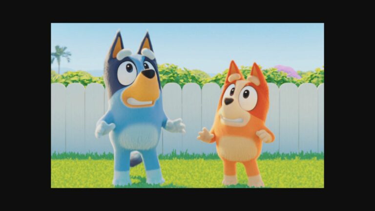 First-look image from The Bluey Movie