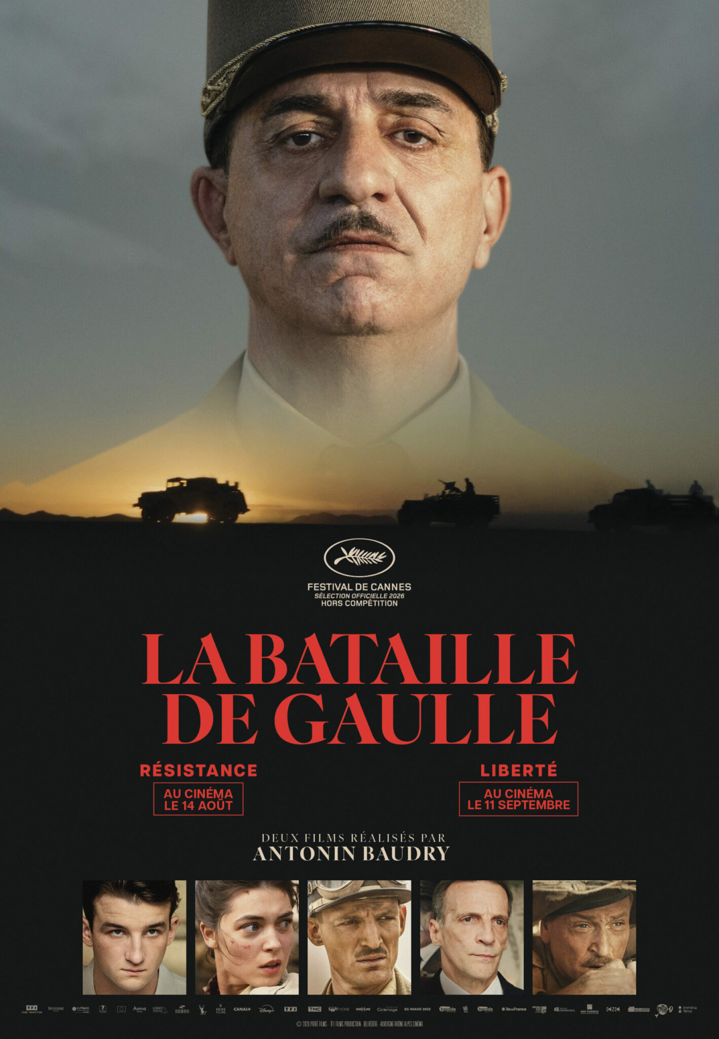Official poster for De Gaulle: Résistance (2026)