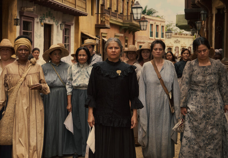 Women gather in Macondo in One Hundred Years of Solitude
