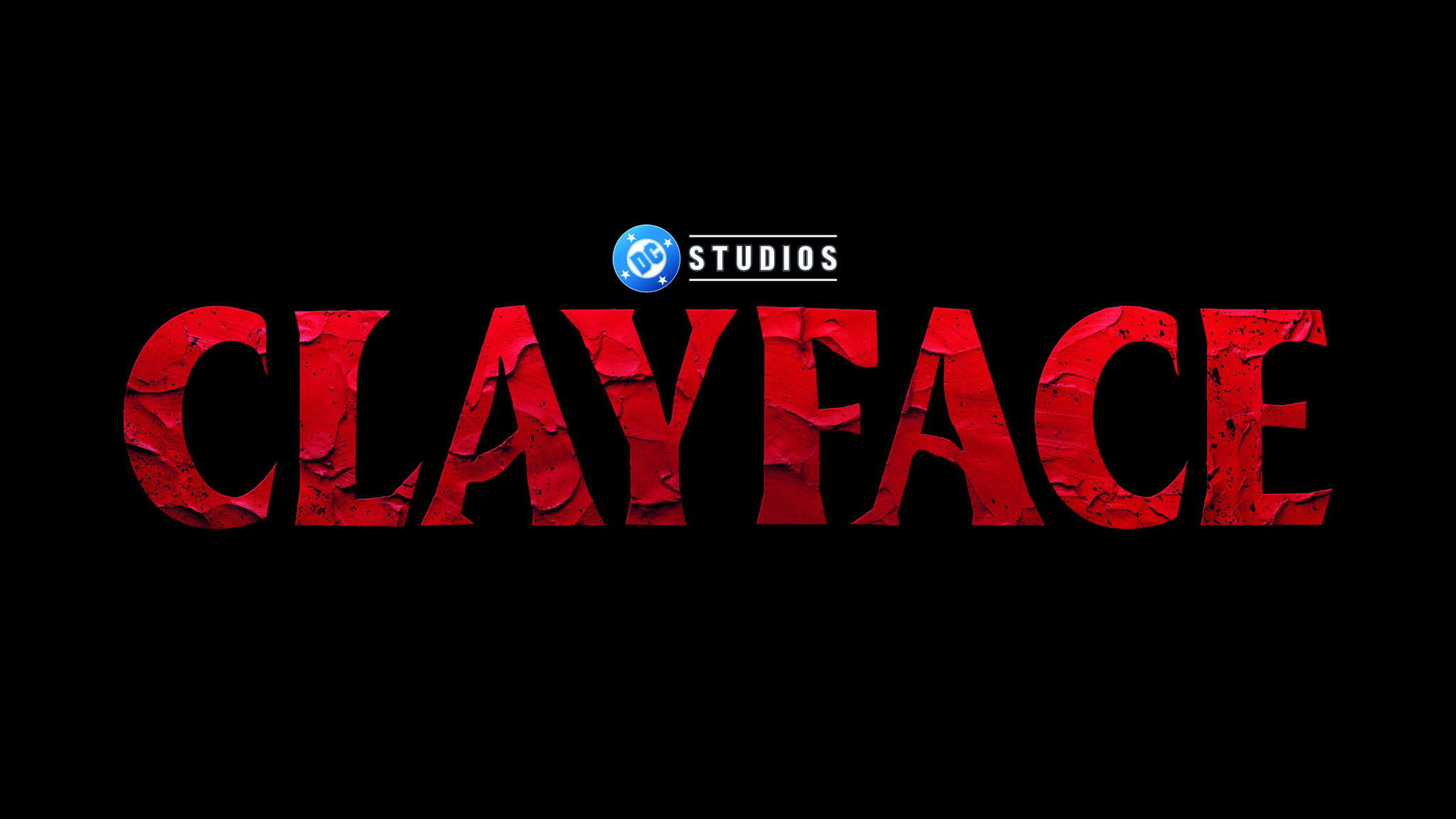 Clayface title treatment on a dark background