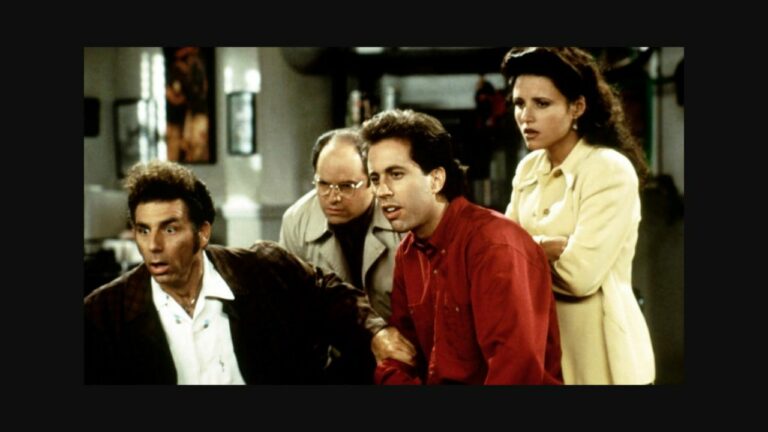 Jerry Seinfeld, Julia Louis-Dreyfus, Jason Alexander and Michael Richards in Seinfeld