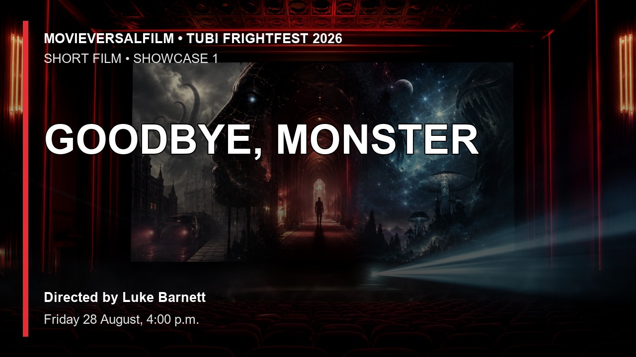 GOODBYE, MONSTER short-film preview artwork for Tubi FrightFest 2026