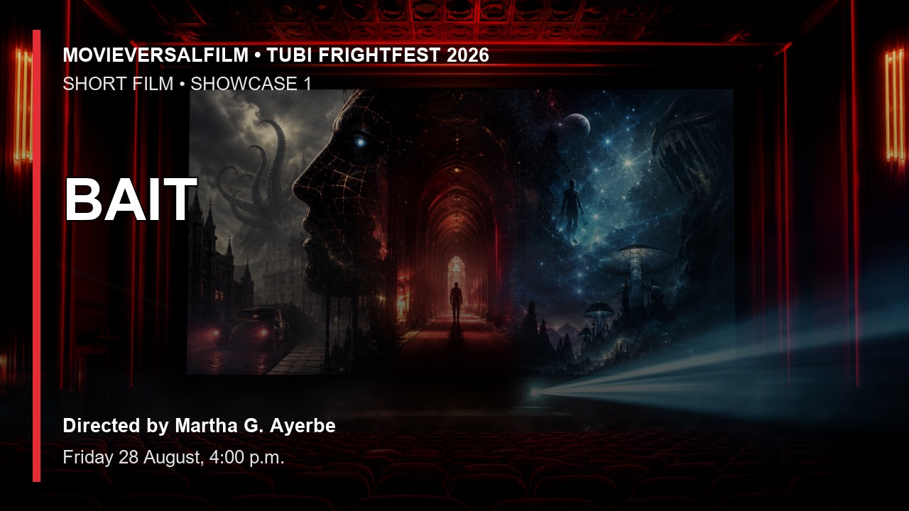 BAIT short-film preview artwork for Tubi FrightFest 2026