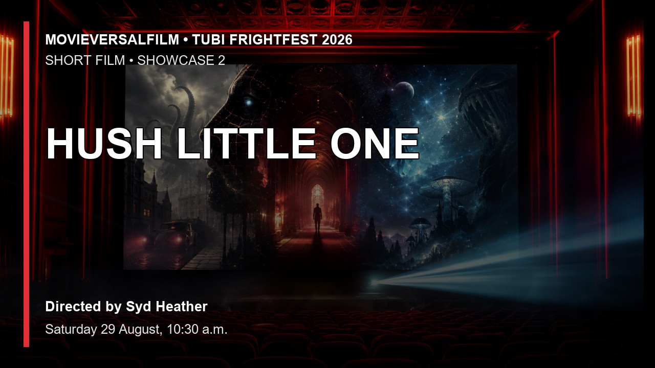 HUSH LITTLE ONE short-film preview artwork for Tubi FrightFest 2026