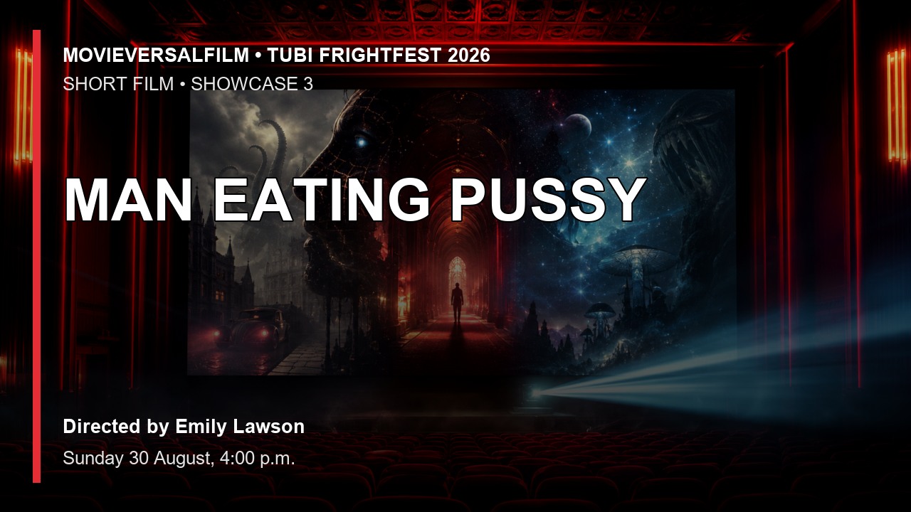 MAN EATING PUSSY short-film preview artwork for Tubi FrightFest 2026