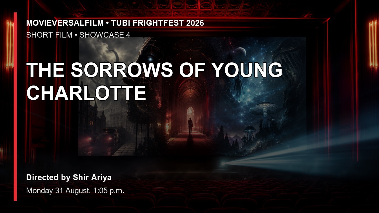 THE SORROWS OF YOUNG CHARLOTTE short-film preview artwork for Tubi FrightFest 2026