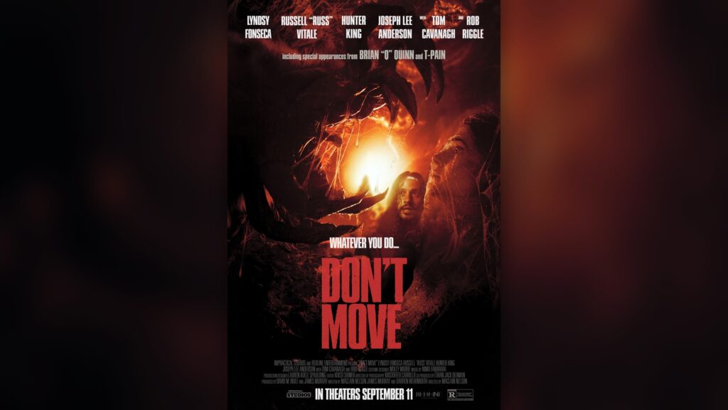 Official key art for Don’t Move (2026)