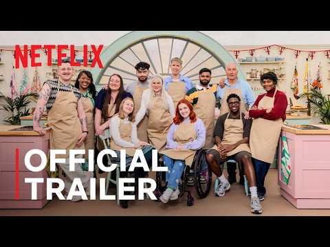 Official Netflix trailer artwork for The Great British Baking Show Collection 14
