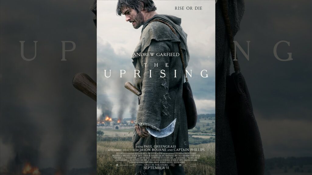 Official The Uprising poster adapted to a widescreen Movieversalfilm review image