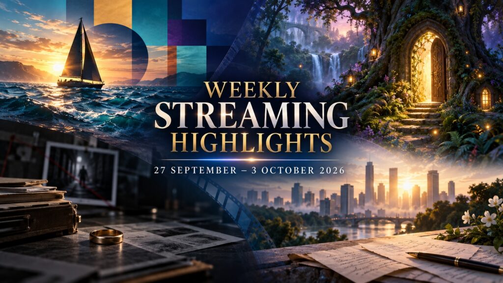 Weekly Streaming Highlights for 27 September to 3 October 2026, with an ocean adventure, case files, city dawn and an enchanted forest