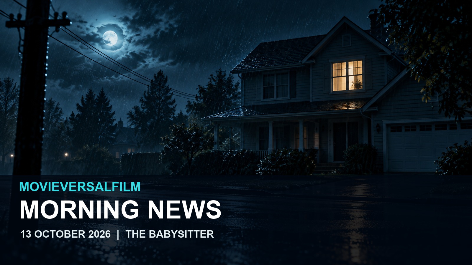 Movieversalfilm Morning News: 13 October 2026 — R. L. Stine’s The Babysitter Heads to Tubi
