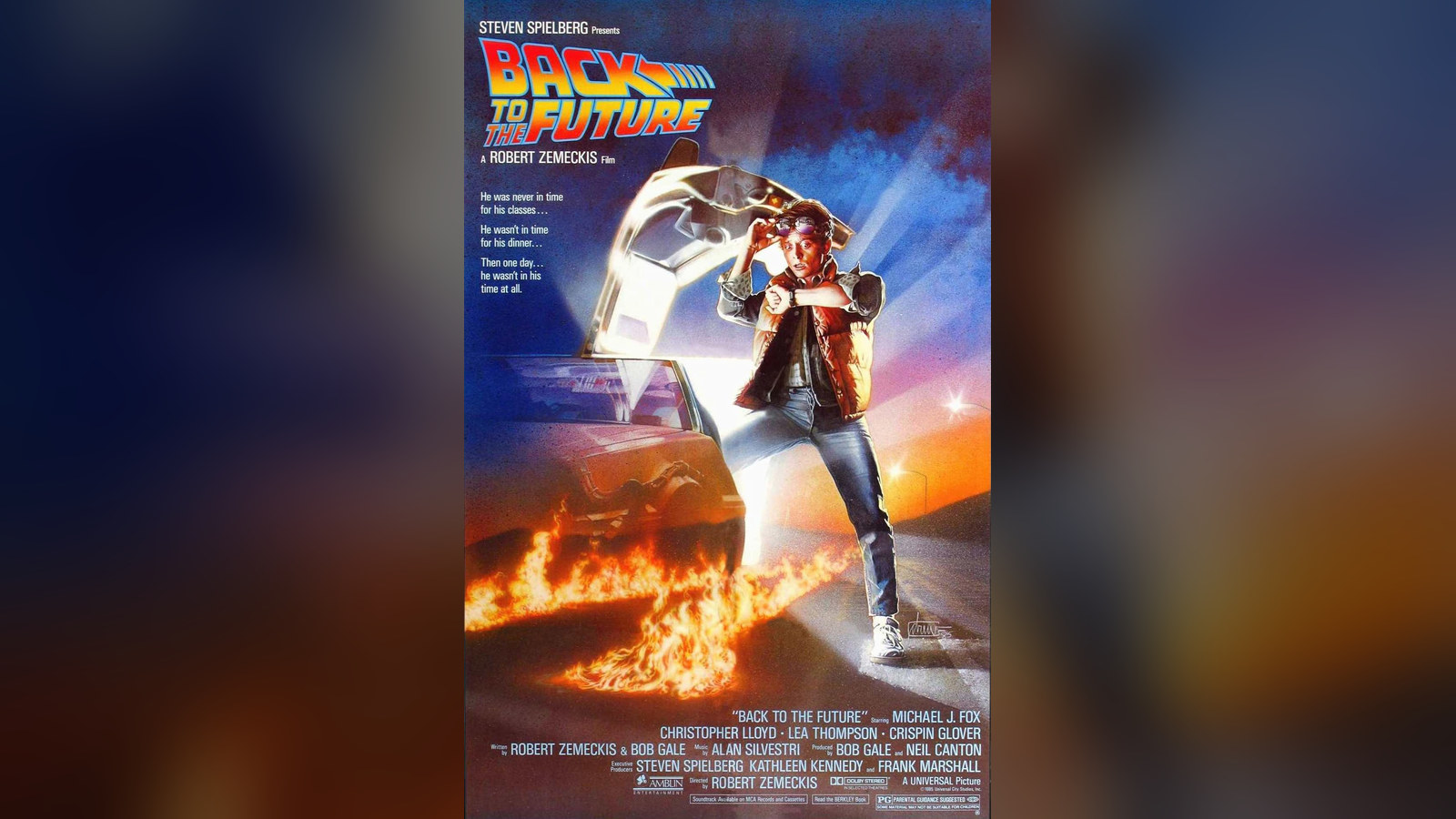 Official poster for Back to the Future