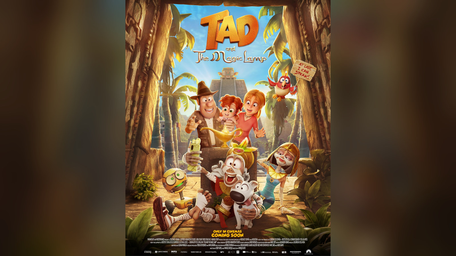 Official poster for Tad and the Magic Lamp