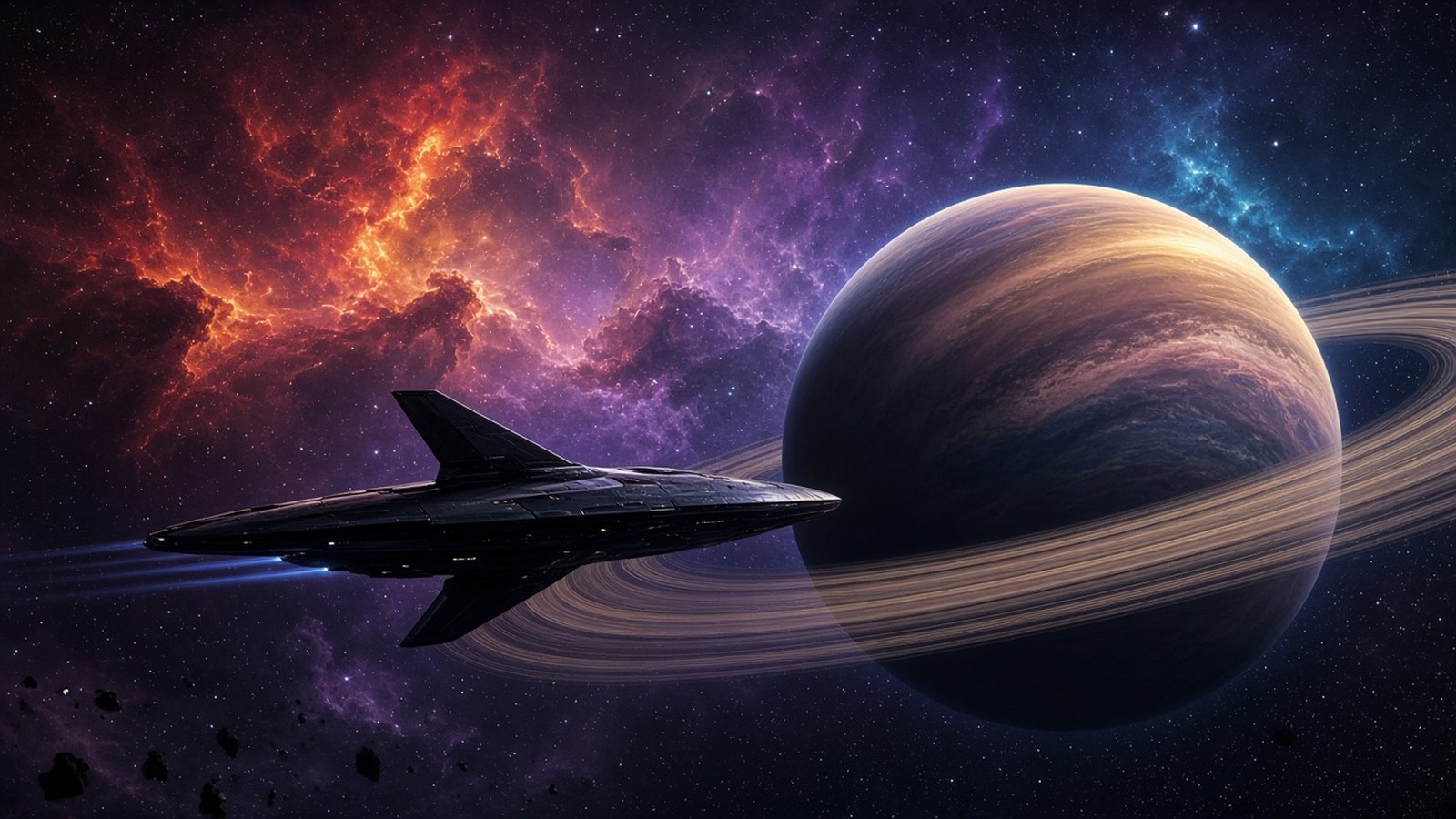 AI-generated atmospheric header artwork for the Movieversalfilm Star Trek page