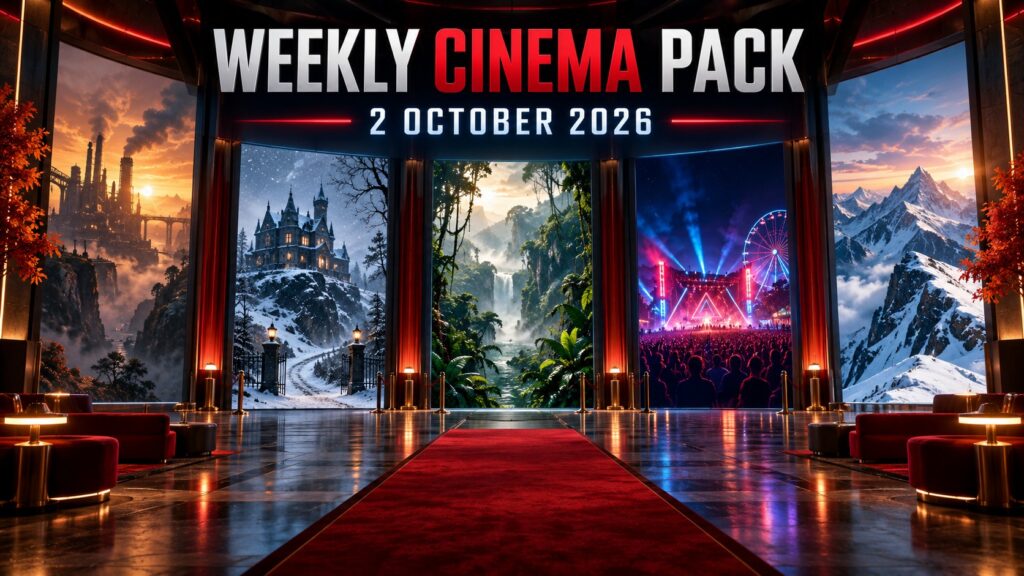 Original Movieversalfilm Weekly Cinema Pack illustration for 2 October 2026