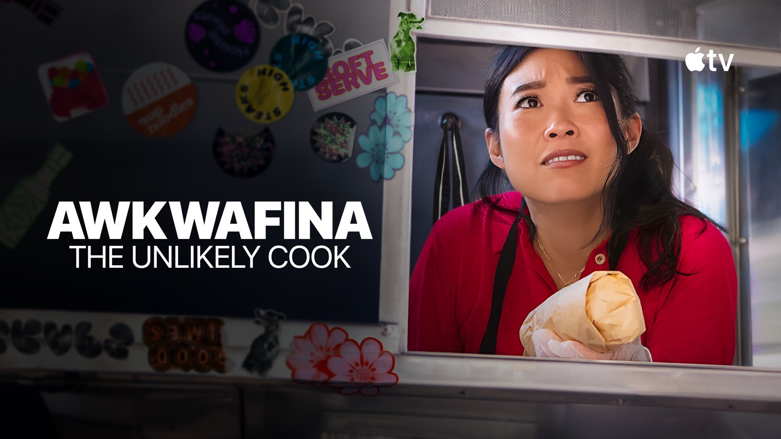 Awkwafina: The Unlikely Cook official key art